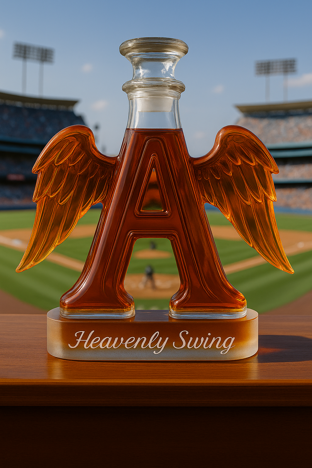 Los Angeles Angels Whiskey Bottle