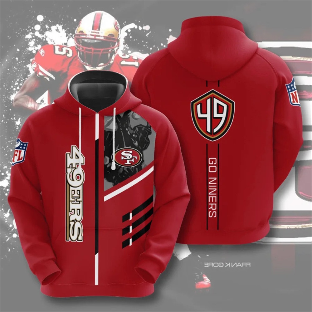 SAN FRANCISCO 49ERS 3D HOODIE SSFF49010
