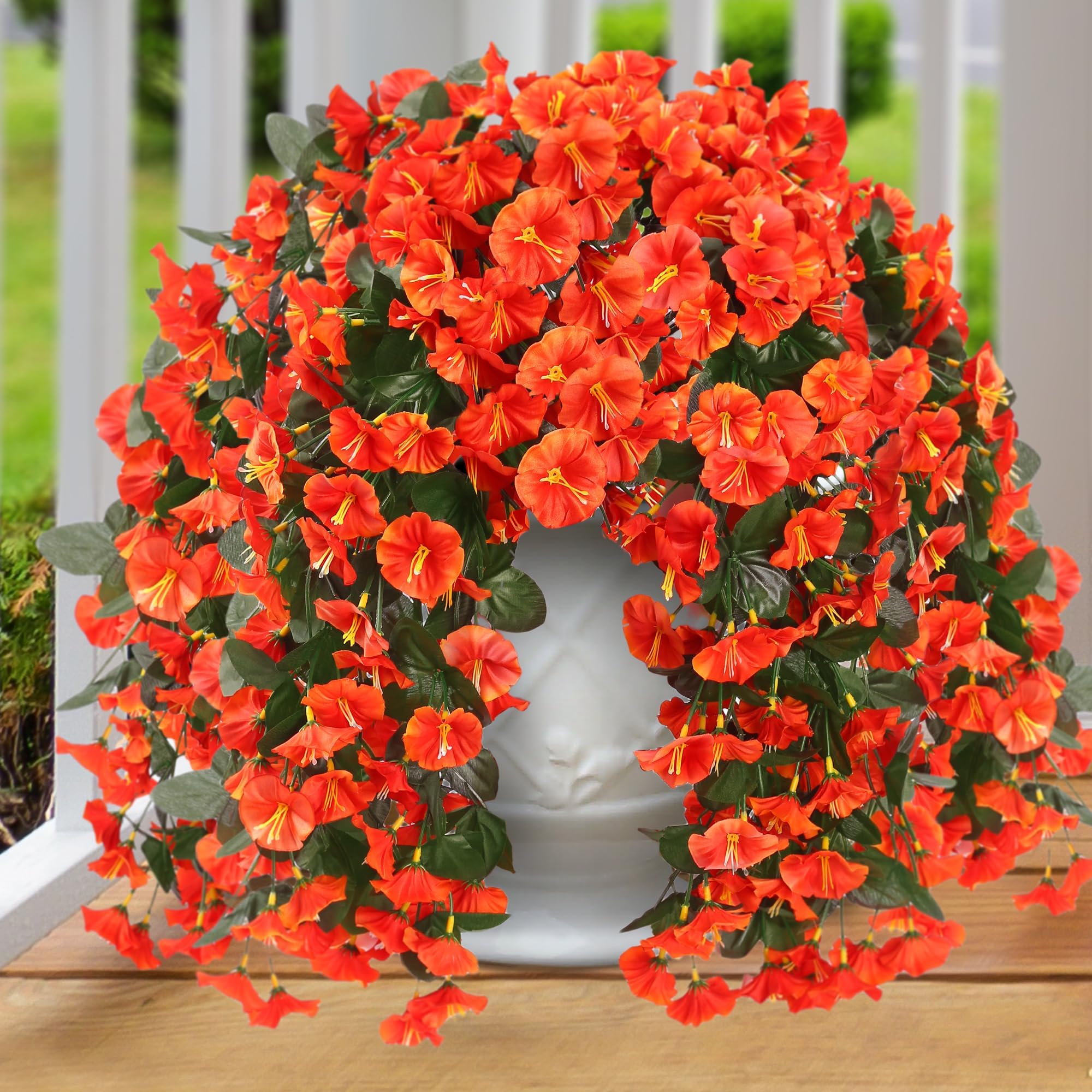 🔥ON SALE - 45% OFF🔥Artificial Faux Hanging Flowers Plants - UV resistant, Waterproof，Windproof