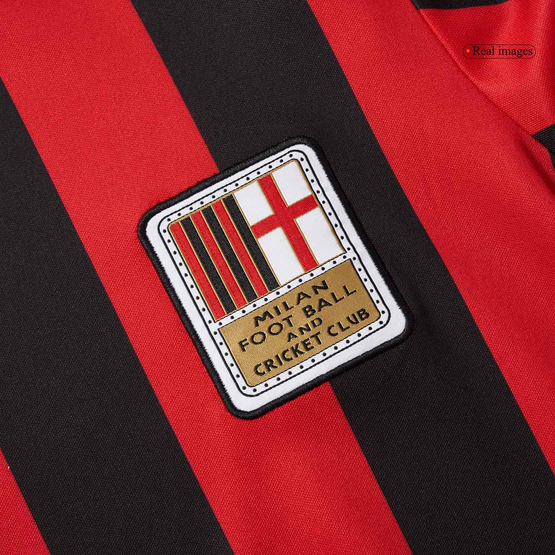 AC Milan Retro Long Sleeve Football Shirt, 125th Anniversary 2024/25