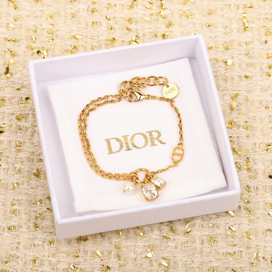 Dior Pearl and Diamond Bracelet
