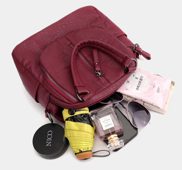 ON SALE⚡ Fashion 3 in 1 Multipurpose Leather Handbag 50% OFF Last 2 Day