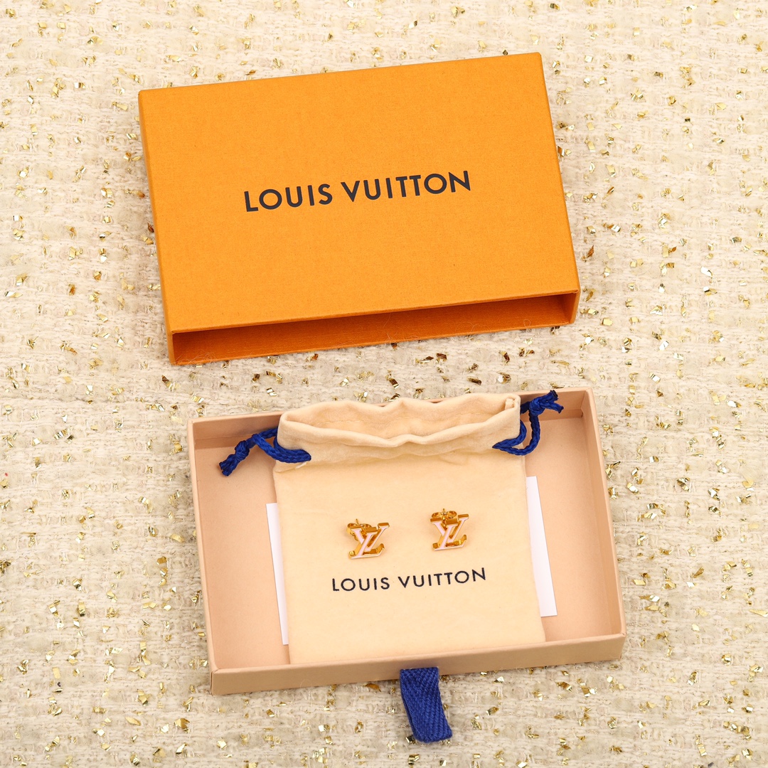 Louis Vuitton Pink Set Earrings
