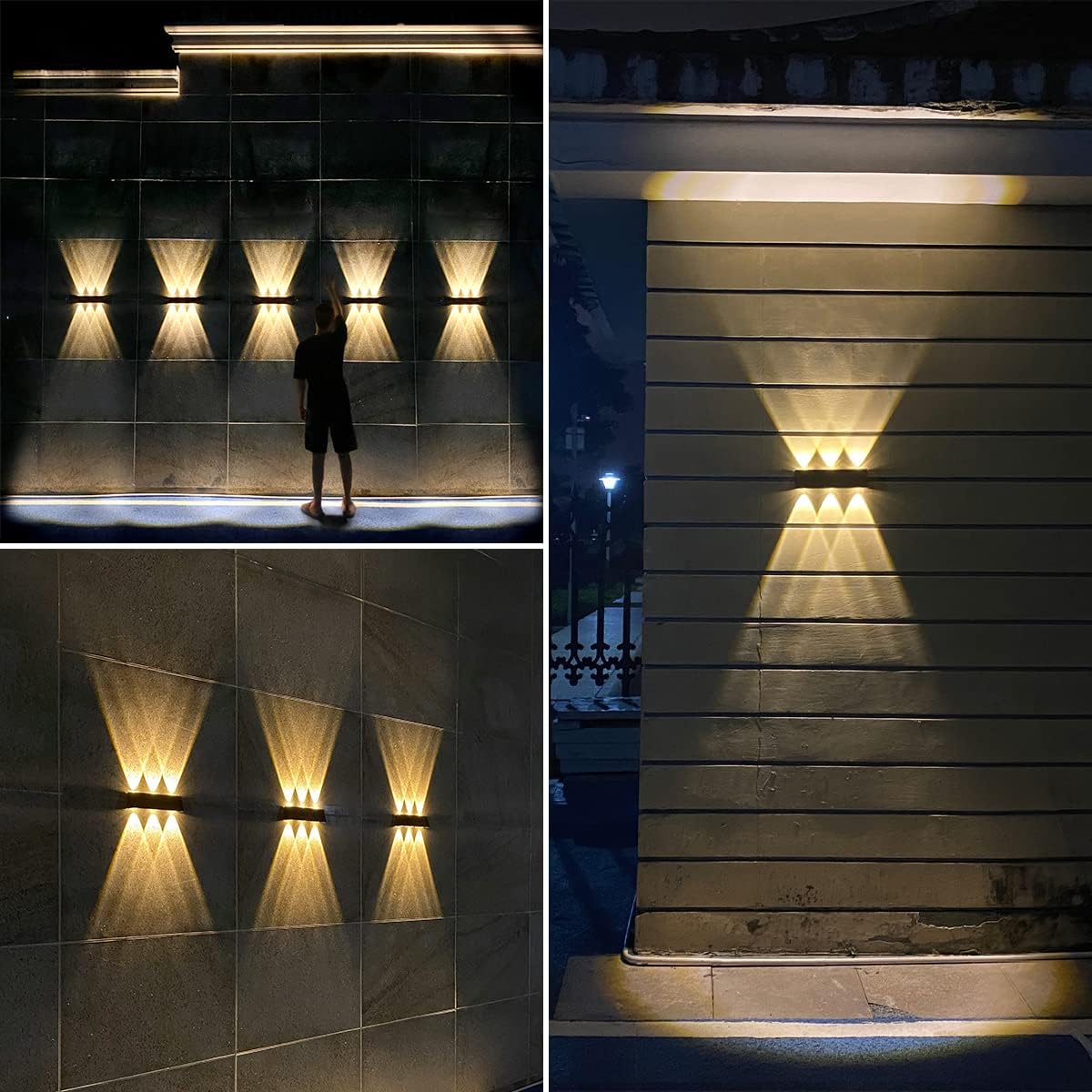 🔥ON SALE - 70% OFF🔥Solar Lights 3000K Aluminum Waterproof Dusk to Dawn Lighting Wall
