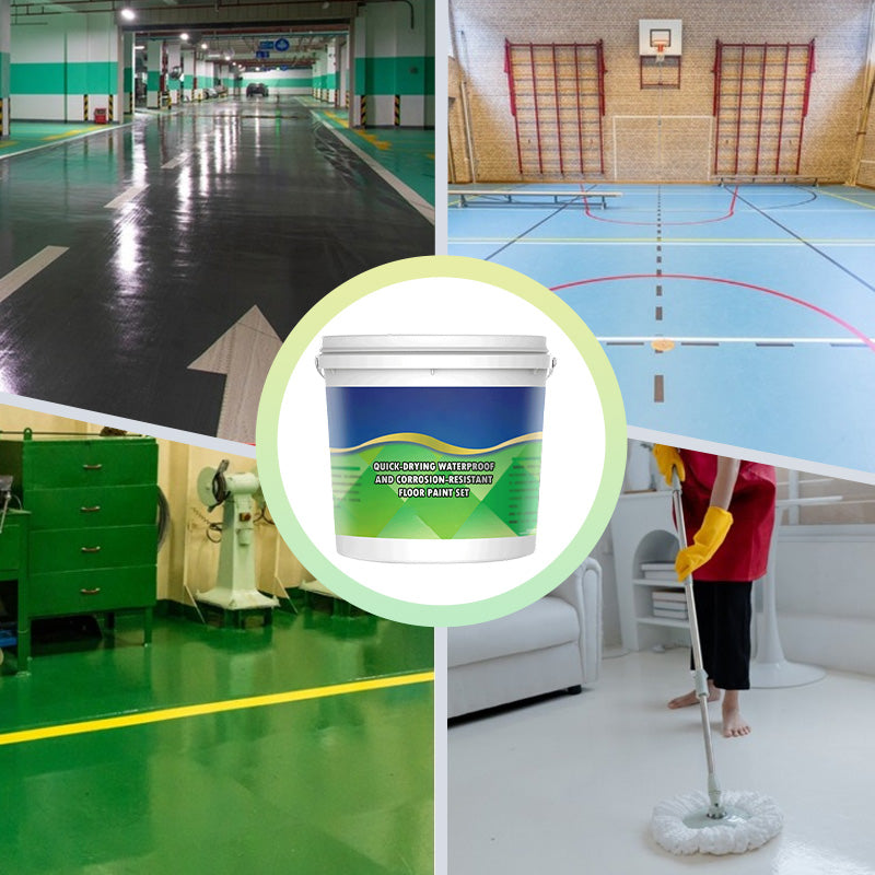 Quick-Drying Waterproof and Corrosion-Resistant Floor Paint Set