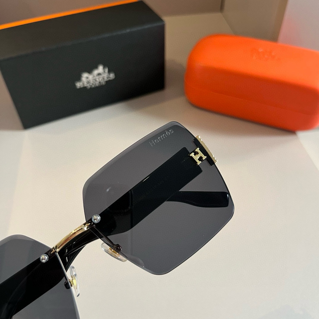 Hermes Large Frame 3D Sunglasses