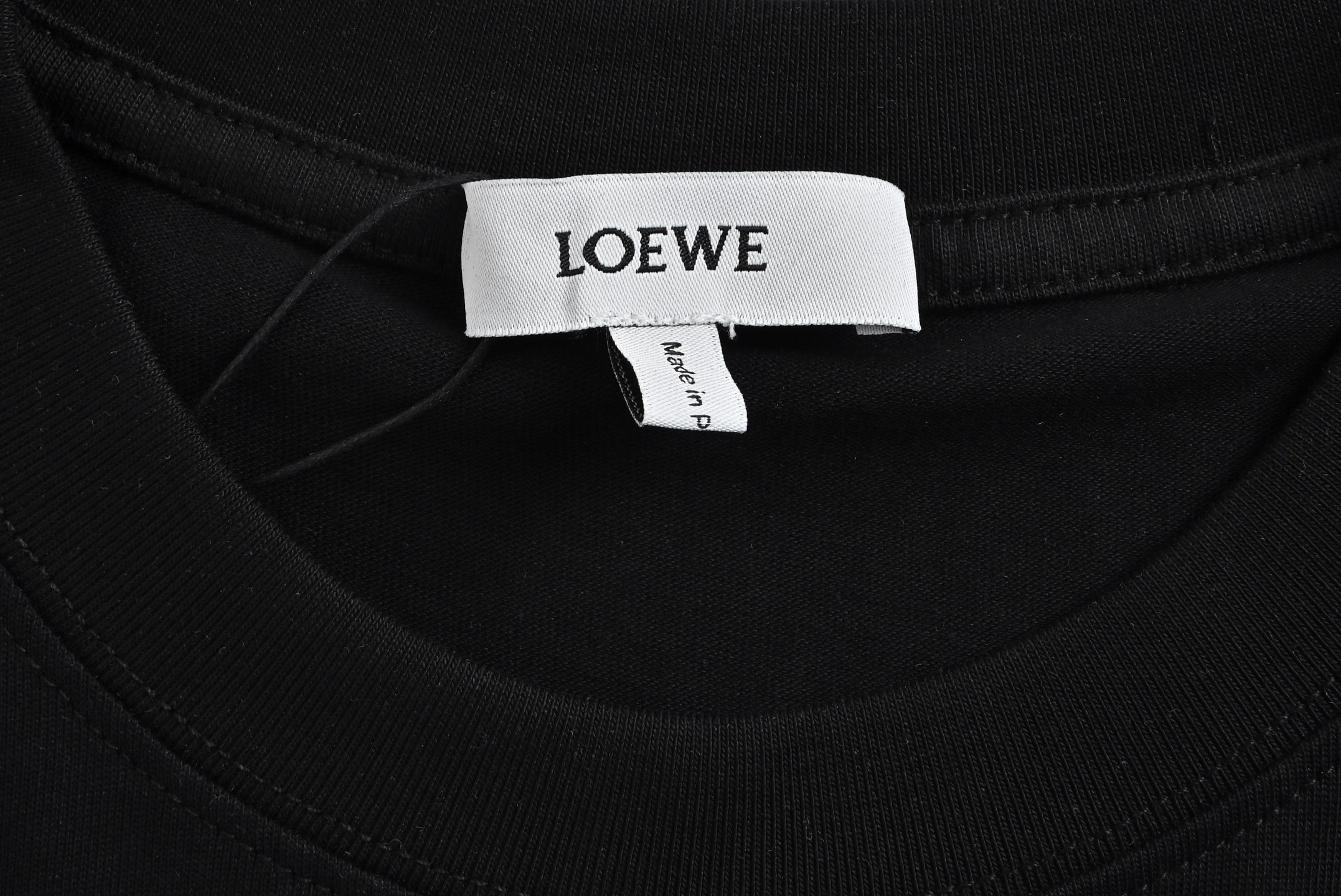 Loewe 25ss contrast logo embroidered short sleeve