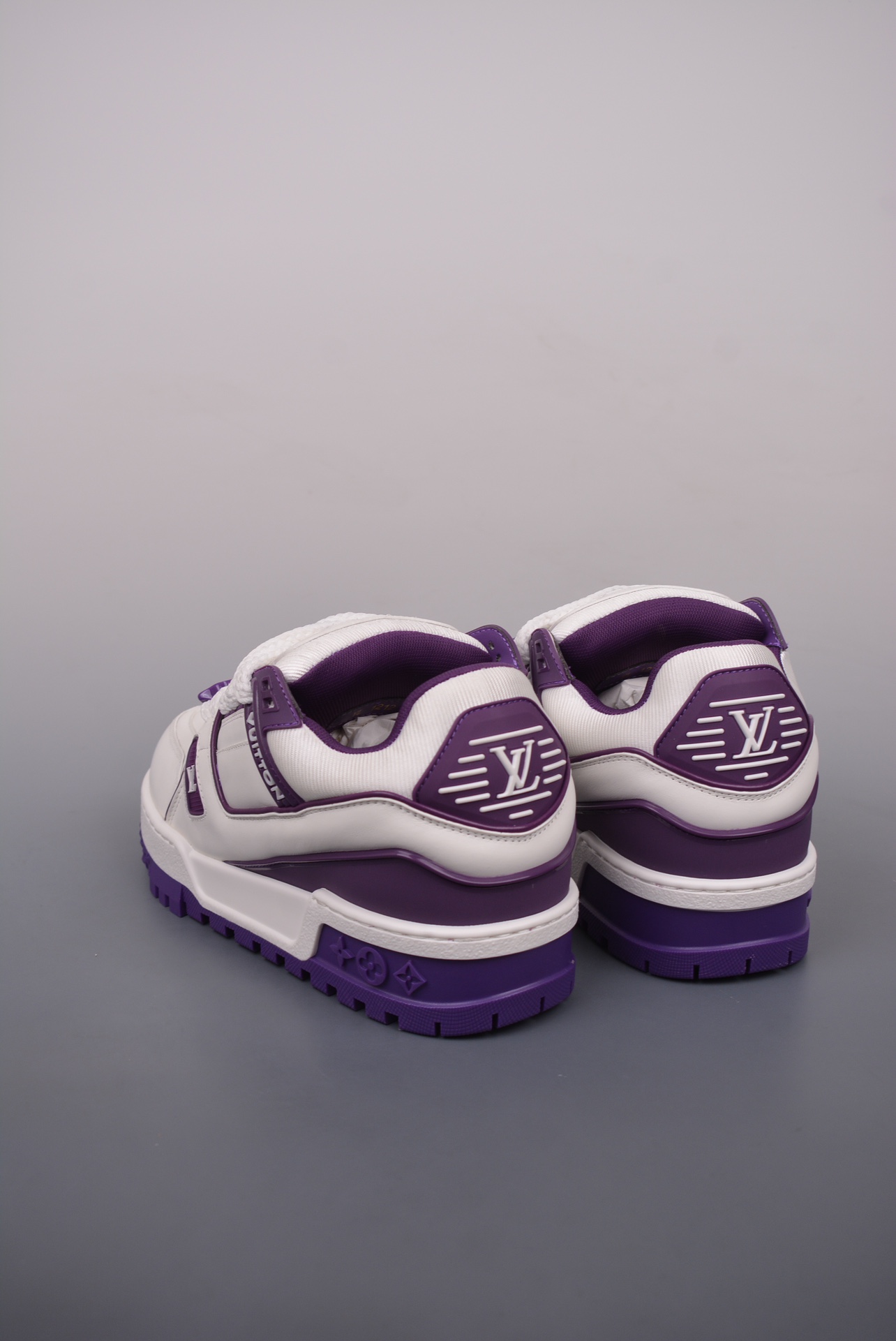 Louis Vuitton Trainer Maxi Low Sneaker White Purple 1ACPQ6