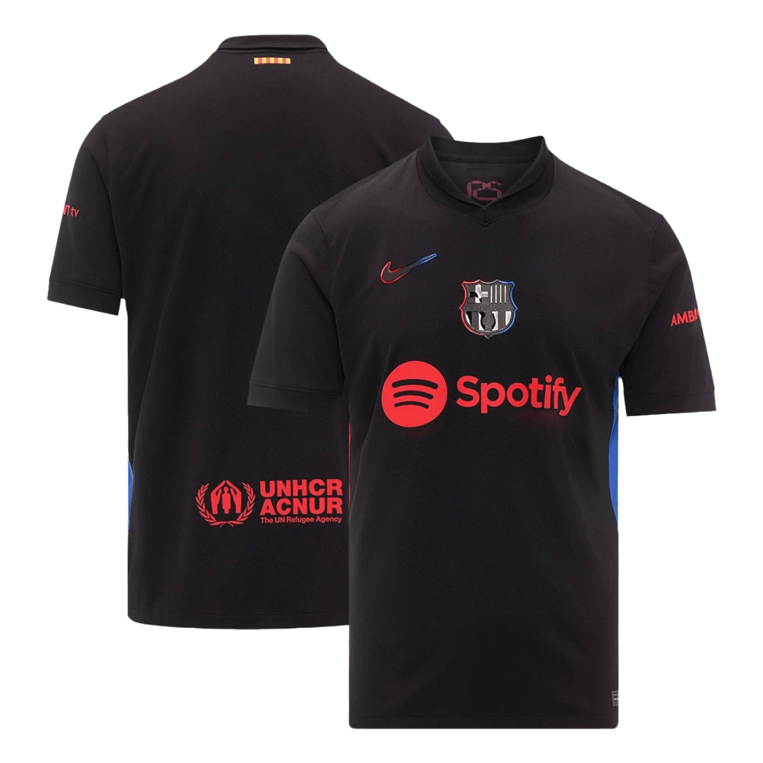 Custom Barcelona Soccer Jersey Away 2024/25