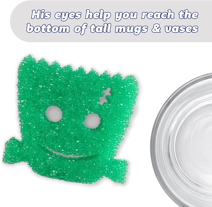 🔥Early Halloween Hot Sale🎃👻Set of 3 pcs Non Scratch Multi-Use Scrubbing Cleaning Sponges🔥🔥Buy 3 Sets Get 2 Sets Free & Free Shipping