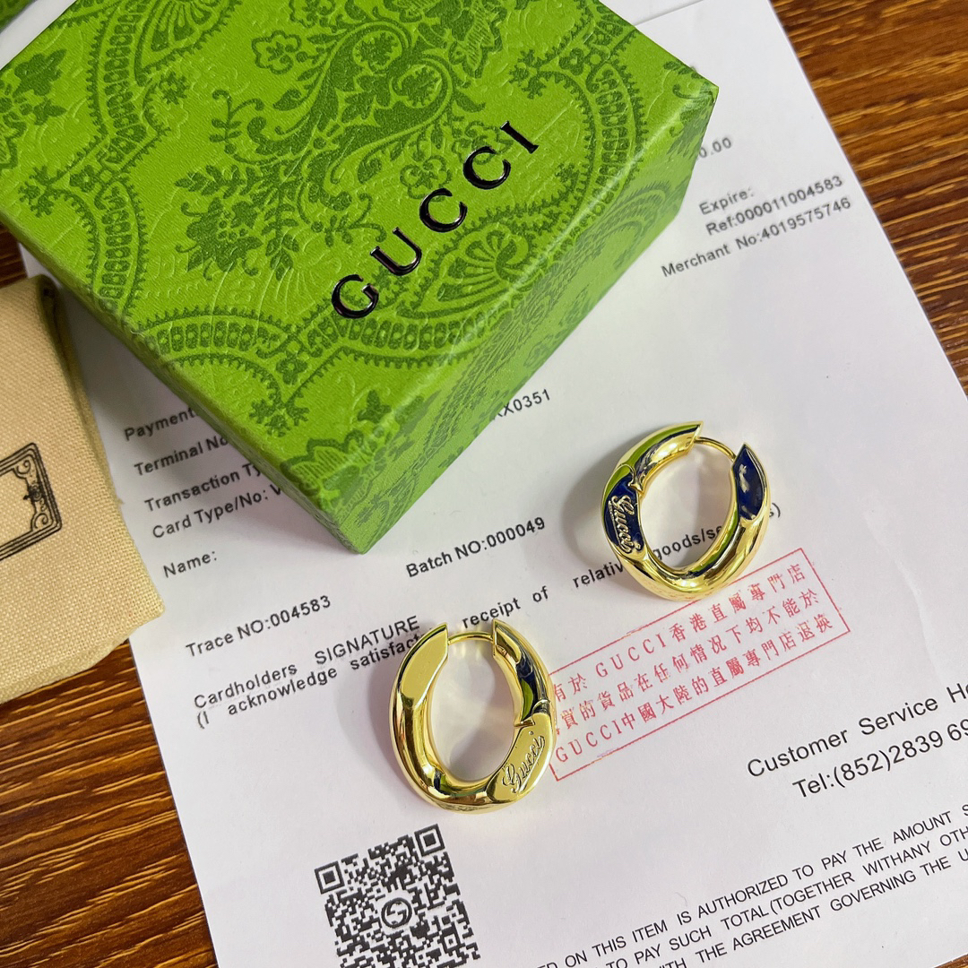 Gucci gold-tone earrings