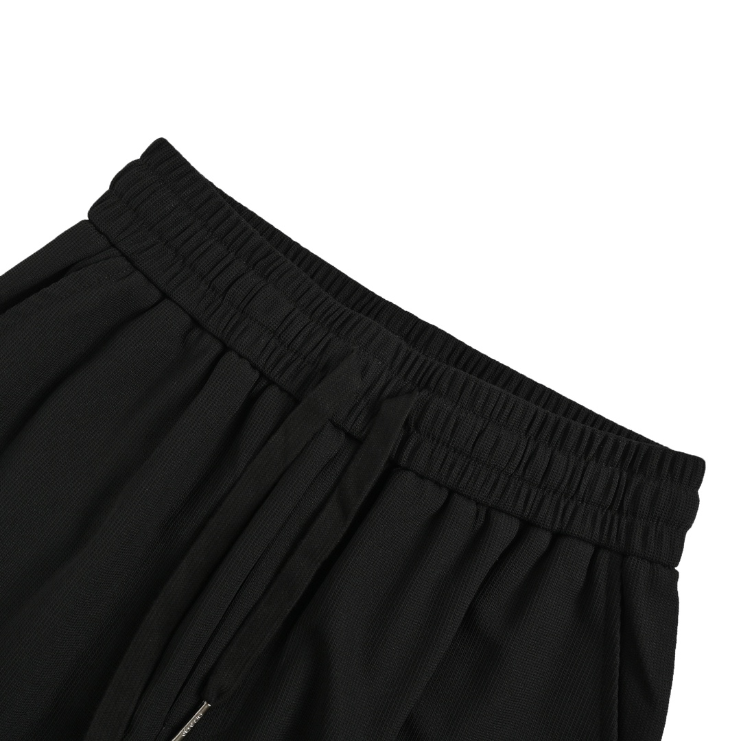 Prada Red Triangle Logo Waffle Thin Pants