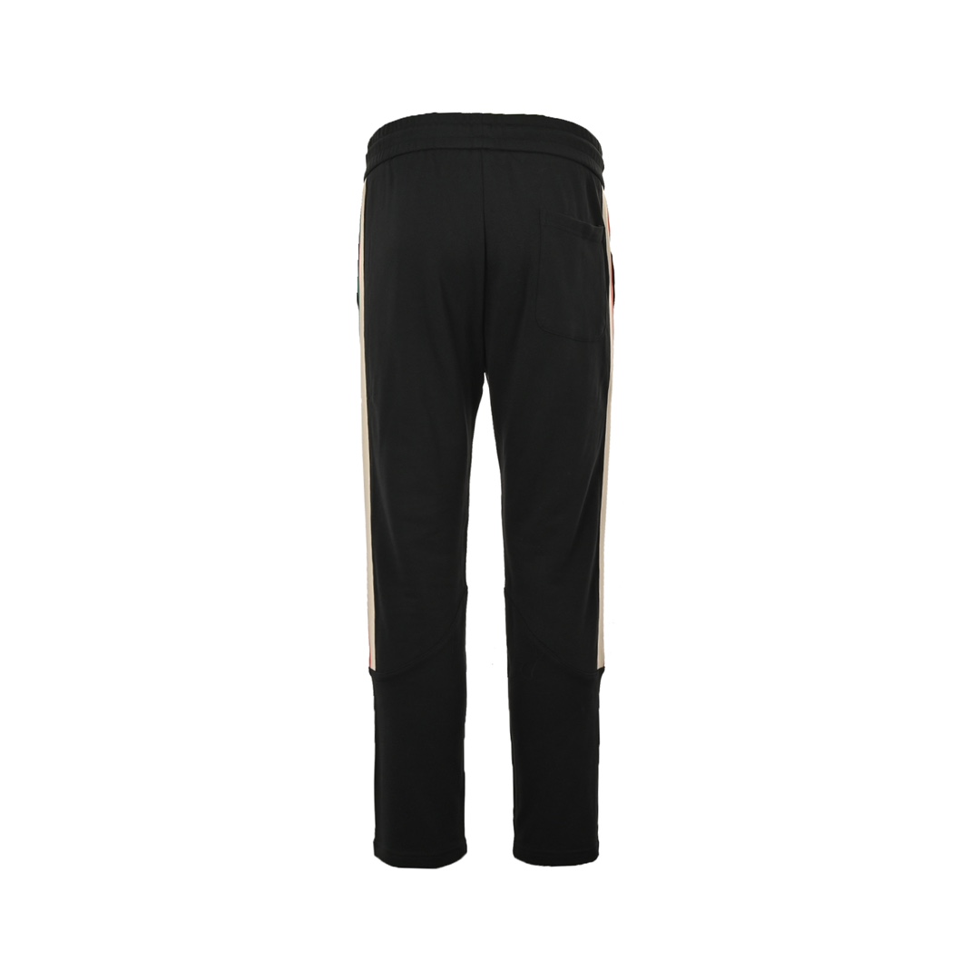Gucci tricolor stripe web colorblock trousers