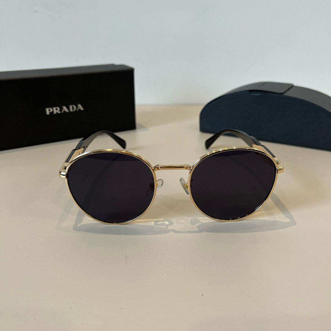 Prada round frame sunglasses