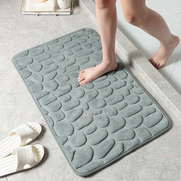 💥Cobblestone Embossed Bathroom Bath Mat💥