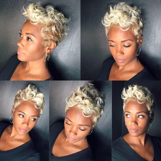 Luna 003 Gorgeous Short Curly Synthetic Hair Wig for Women
