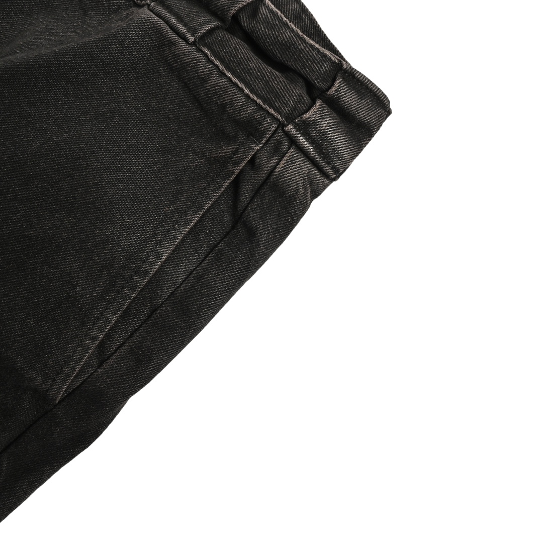 Prada 23Fw triangle logo denim jeans