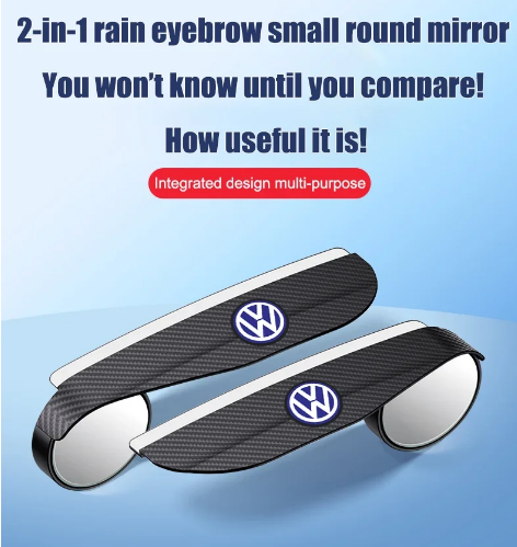 Rain Shield  With Blind Spot Lens