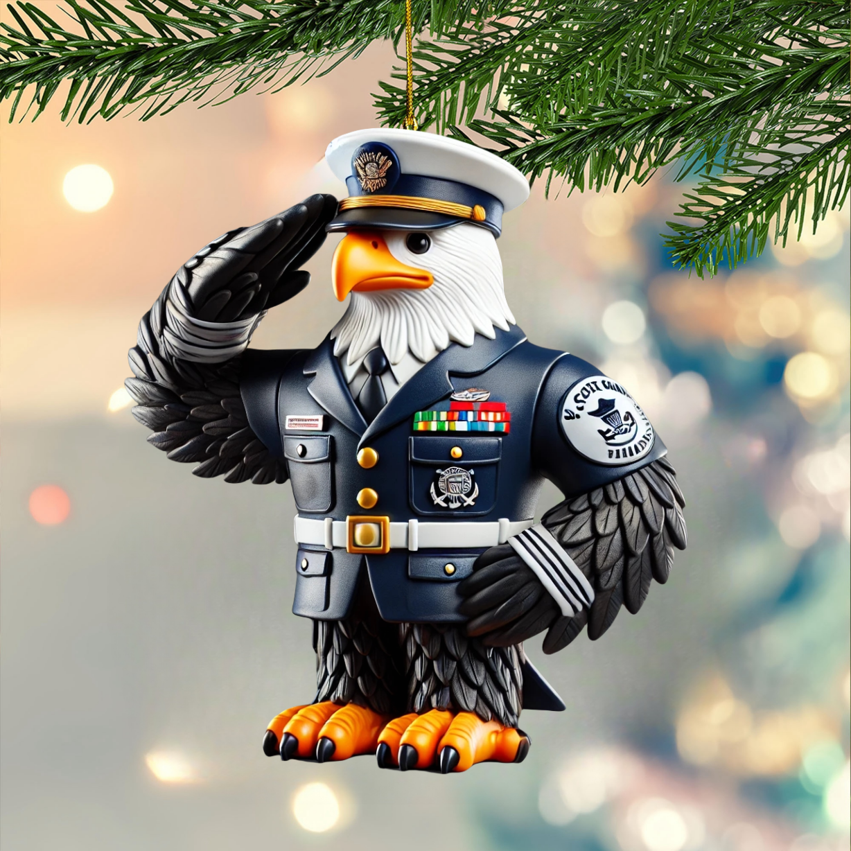 🦅Veteran Tribute Eagle Ornament