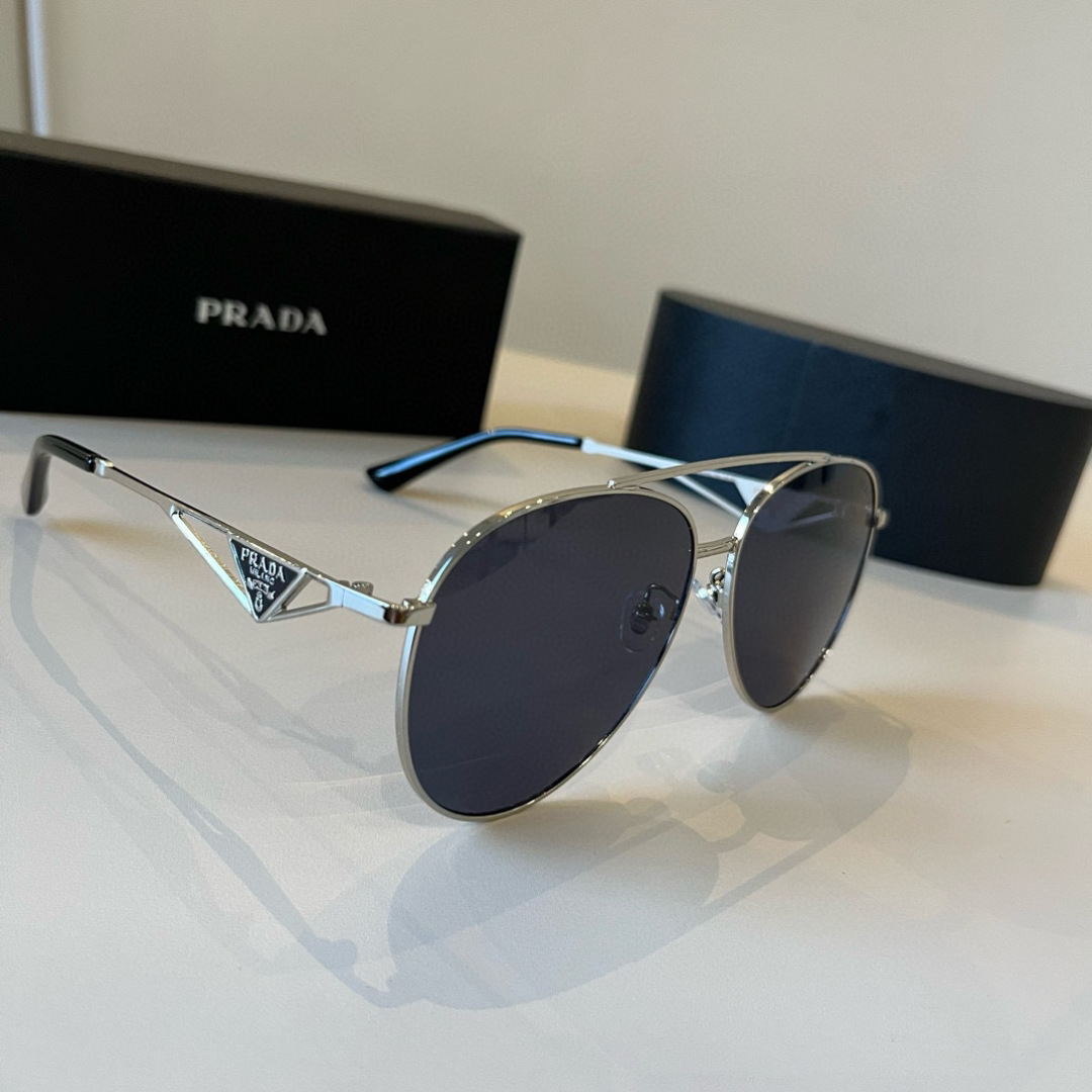 Prada round frame sunglasses