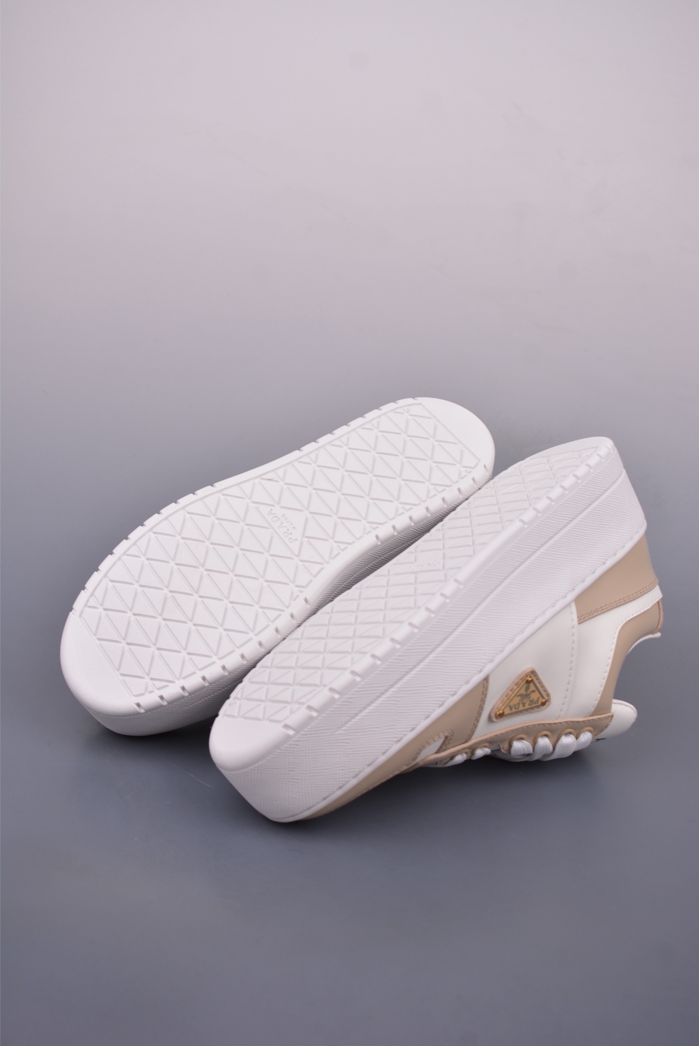 Prada Downtown Bold series thick-soled casual shoes apricot 1E792M_3LPG_F0P09_F_050