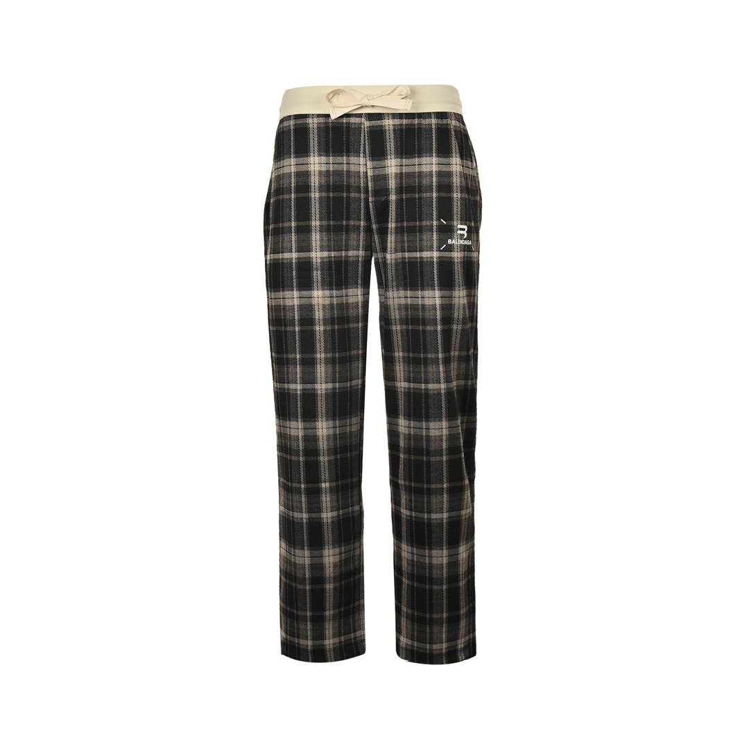 Balenciaga 24ss monogram check trousers