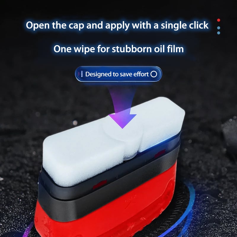 🔥ON SALE ALERT!🔥Car Glass Cleaner Brush For Car Windshield Oil Film Cleaner