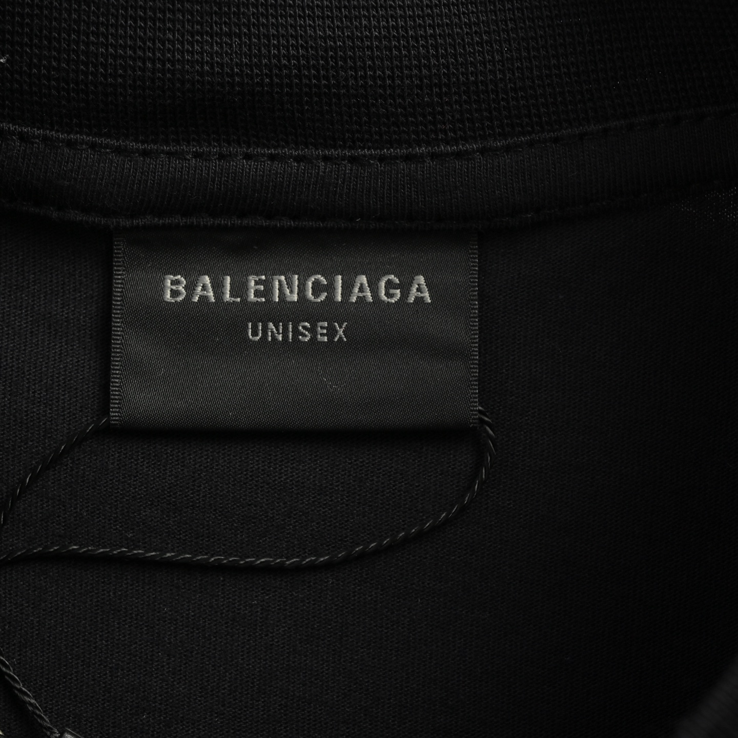 Balenciaga 25ss front and back embroidered lettering short sleeves