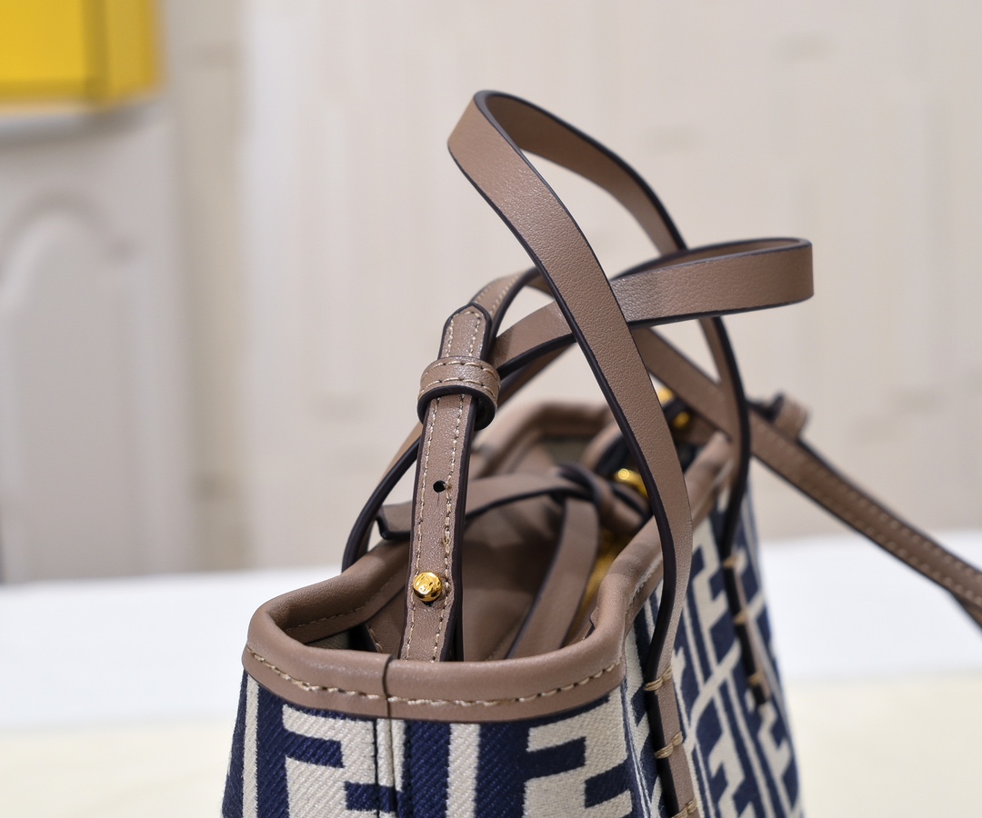 FENDI Monogram Roll Mini Vegetable Basket 7723