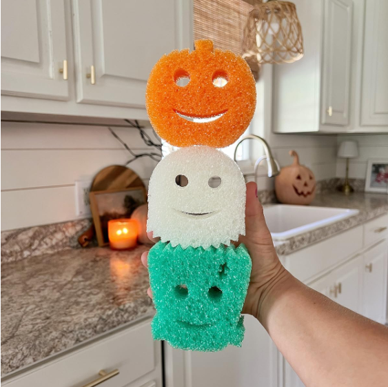 🔥Early Halloween Hot Sale🎃👻Set of 3 pcs Non Scratch Multi-Use Scrubbing Cleaning Sponges🔥🔥Buy 3 Sets Get 2 Sets Free & Free Shipping