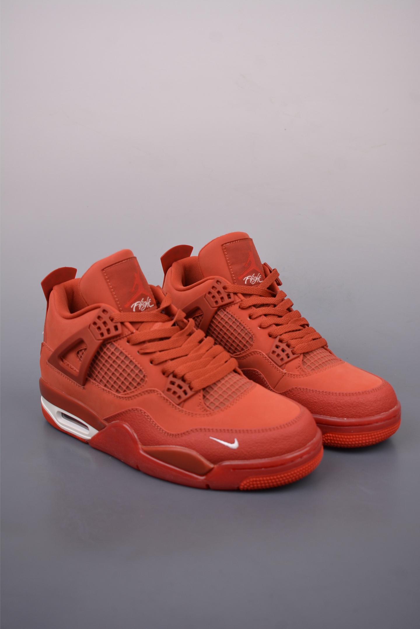 Nigel Sylvester x Nike Air Jordan 4 Brick by Brick basketball shoes red and orange HF4340-800