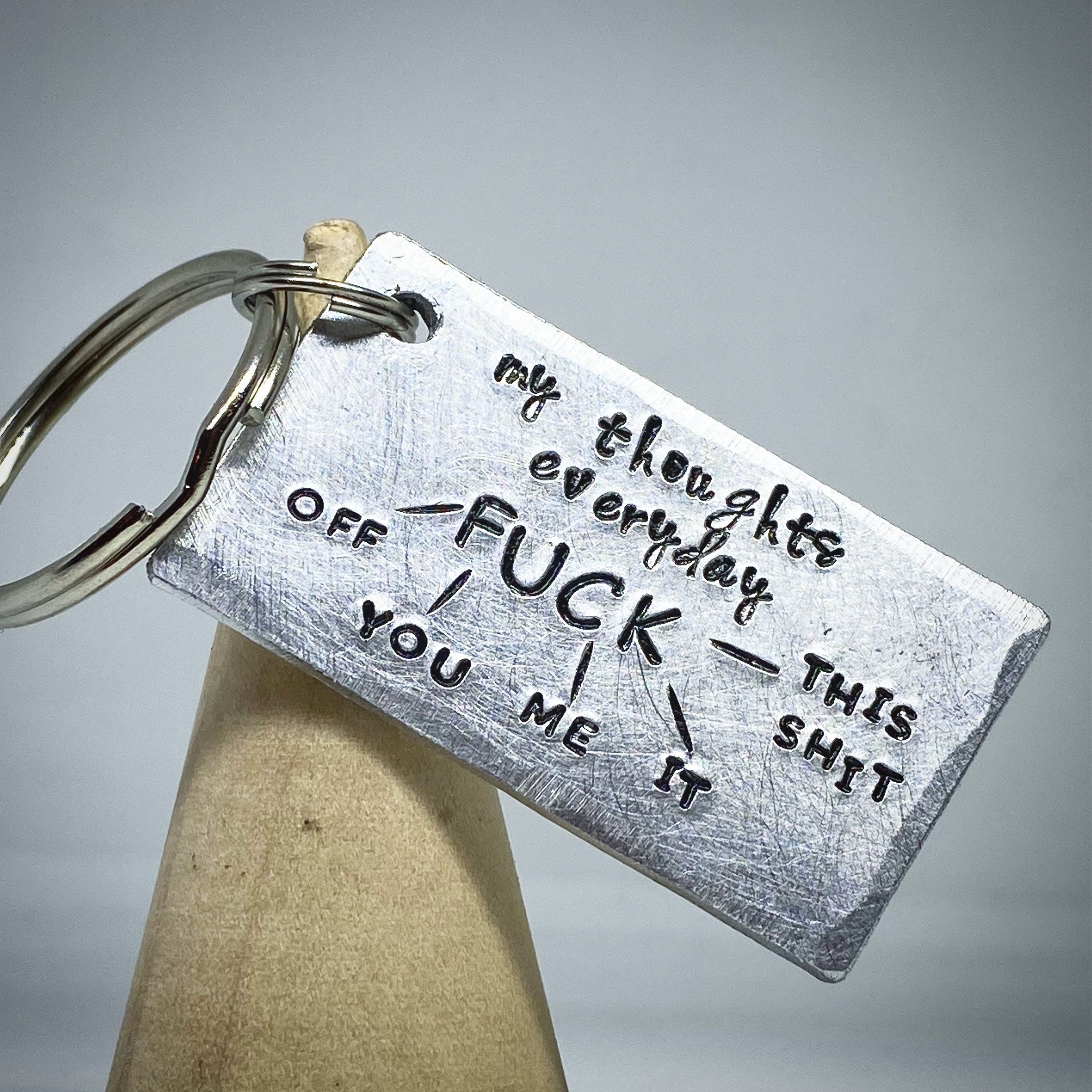 My everyday thoughts | Funny keychain