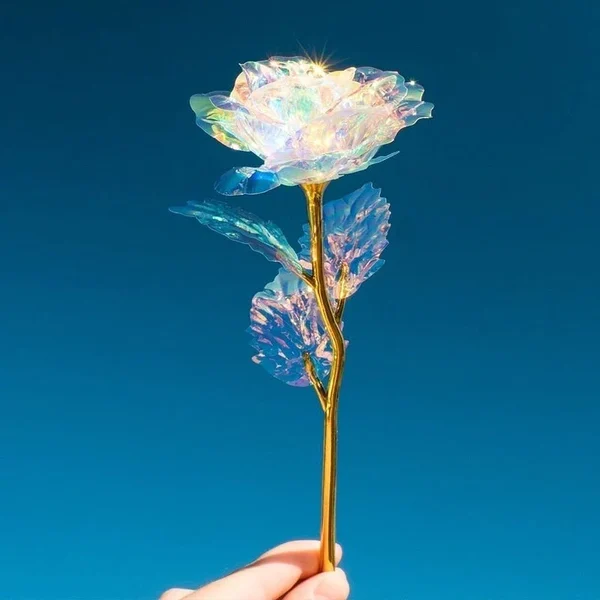 🎁A lovely GIFT! 💐Colorful Crystal Rose（Last day of special sale）