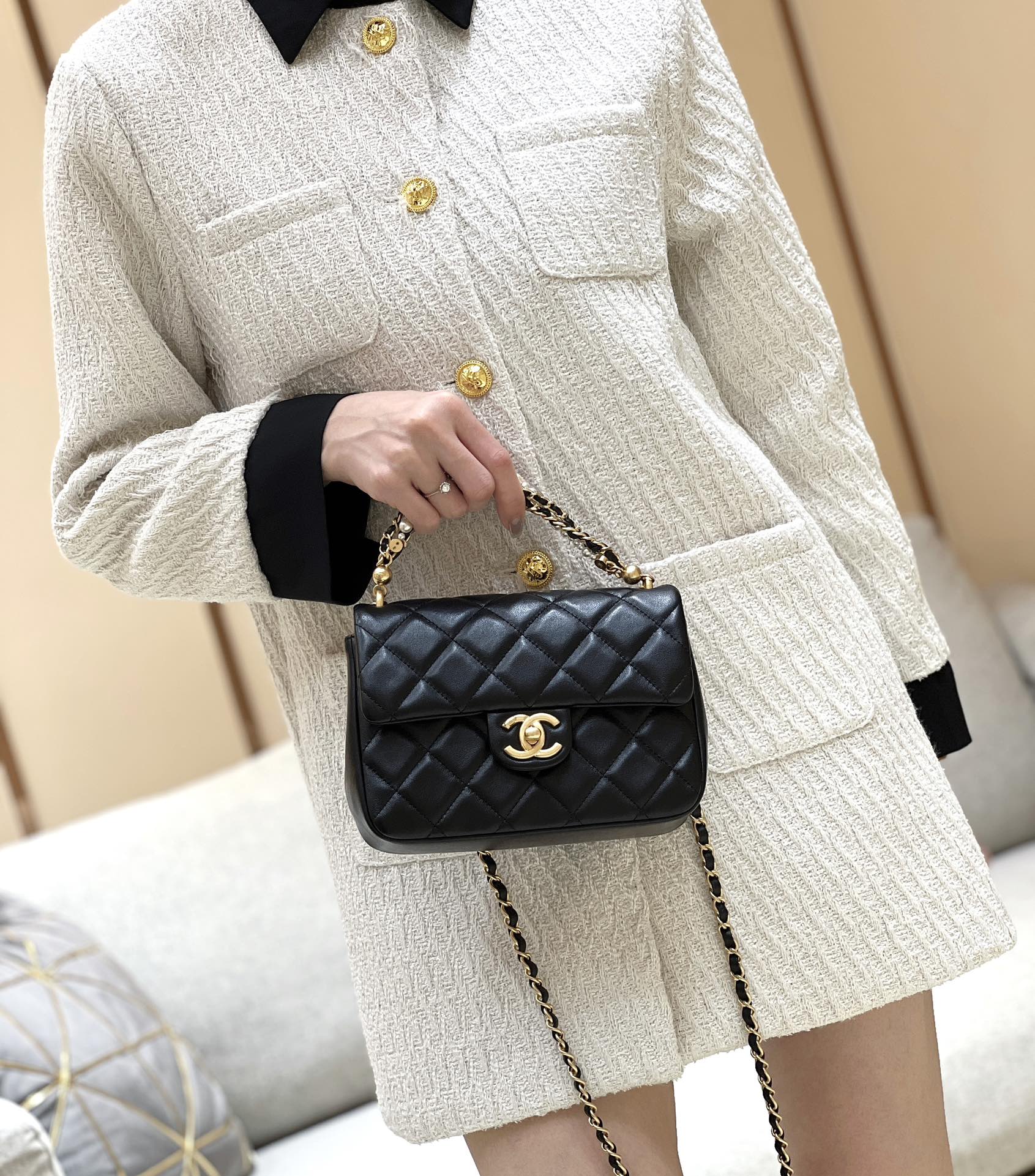 Chanel 24P Spring/Summer Preview Series Limited Edition Pearl Bag AS4384 00138