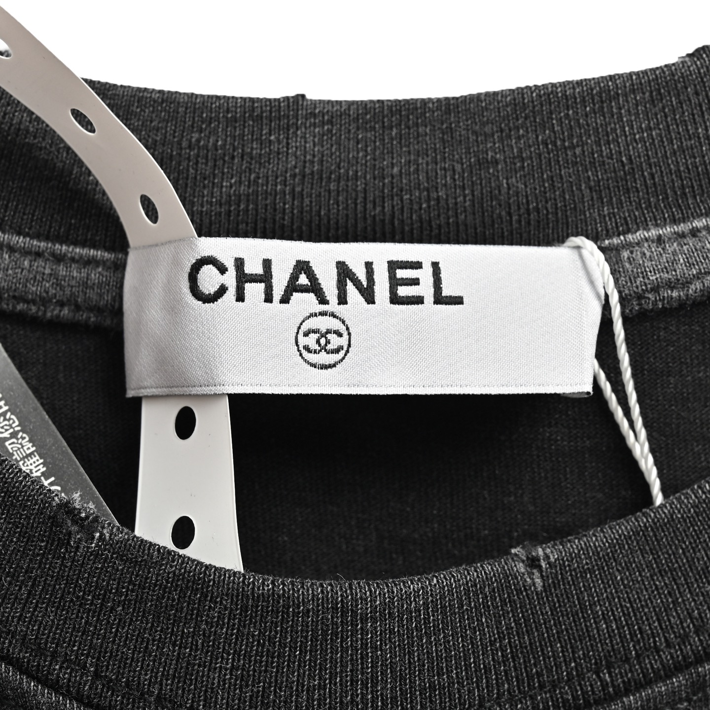 Chanel hand-painted graffiti short sleeves