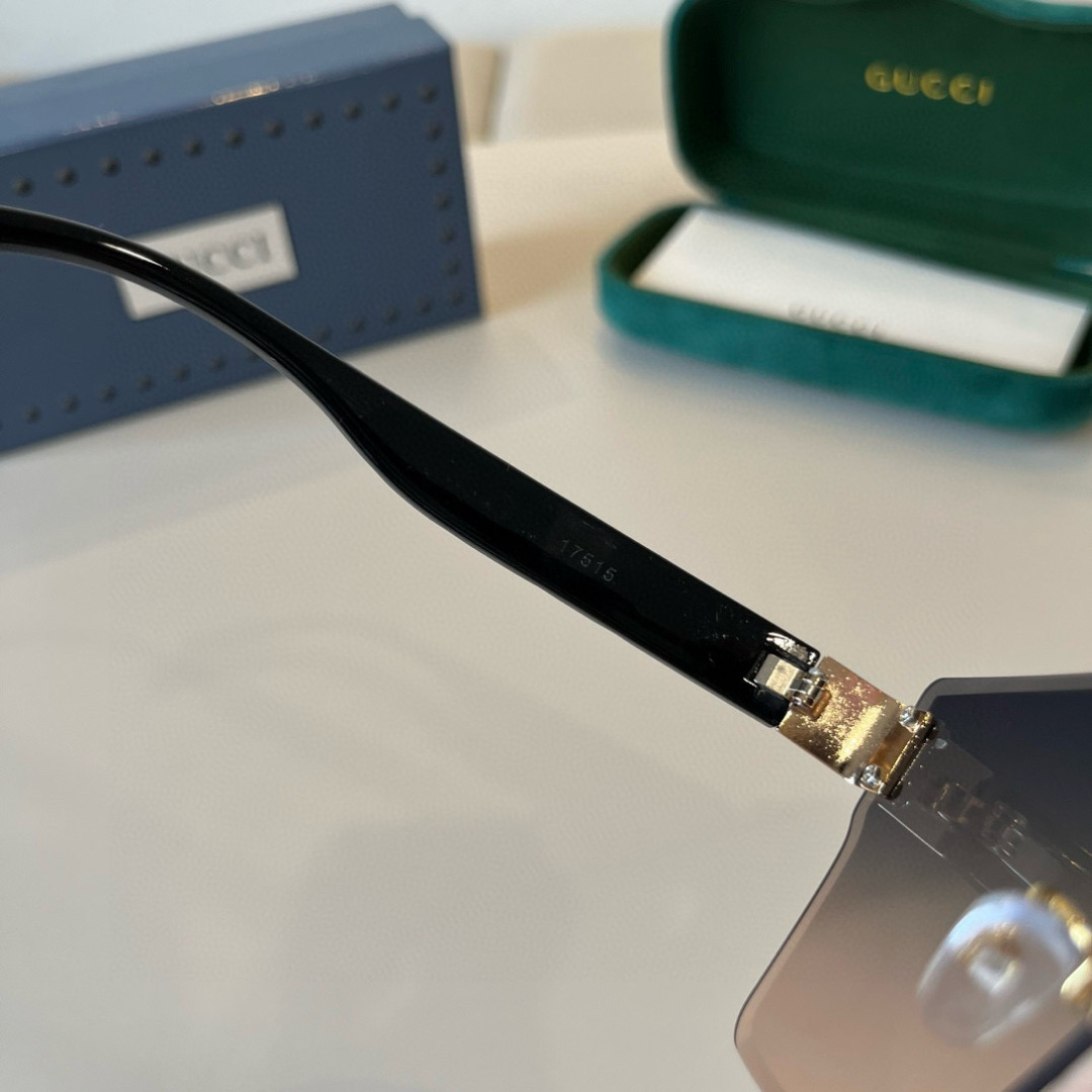 Gucci rimless sunglasses