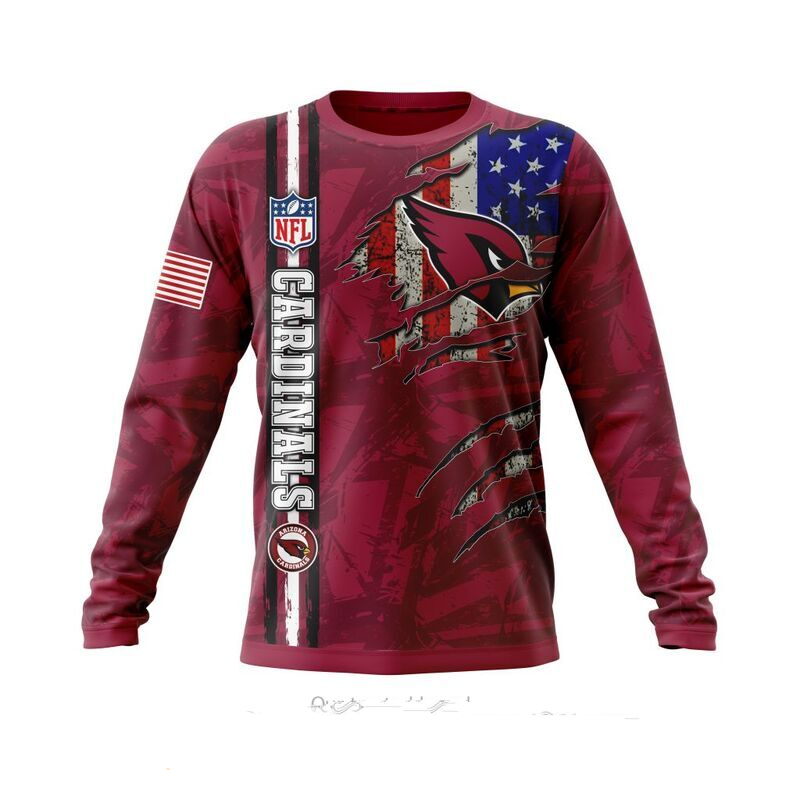 ARIZONA CARDINALS 3D HOODIE SKULL0802