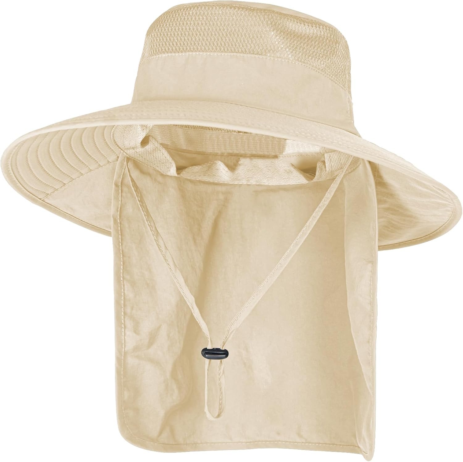 Hardcore sun protection bucket hat 🌞 Neck guard + breathable mesh | One hat covers the entire face, eliminating UV rays in an instant!