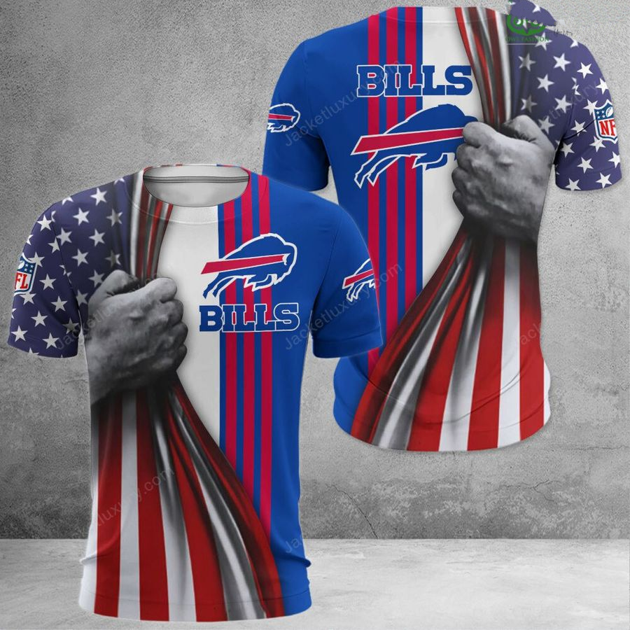 BUFFALO BILLS 3D HOODIE SKULL0804