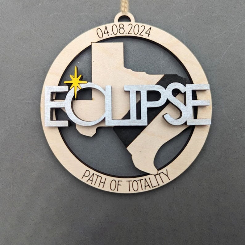 Solar Eclipse 2024 Ornament