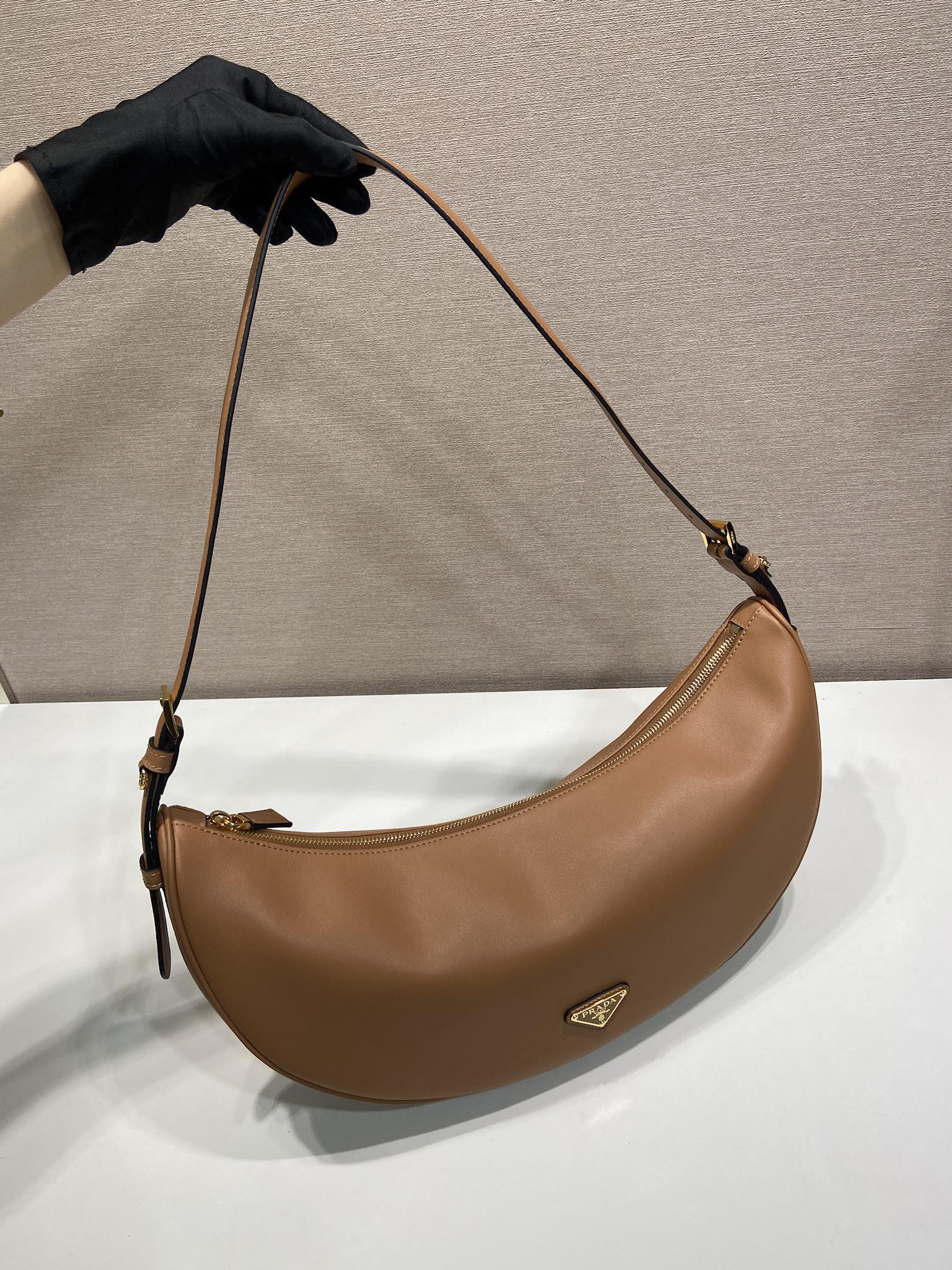 Prada Crescent Underarm Bag 1BC255