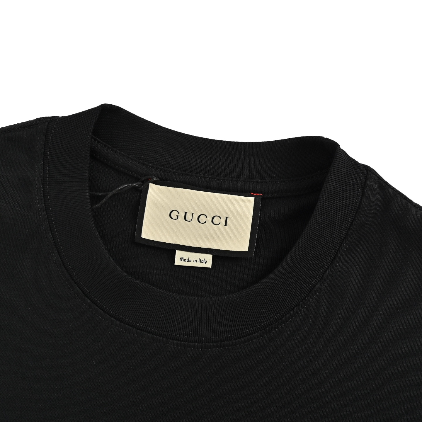 Gucci 25ss embossed lettering short sleeves