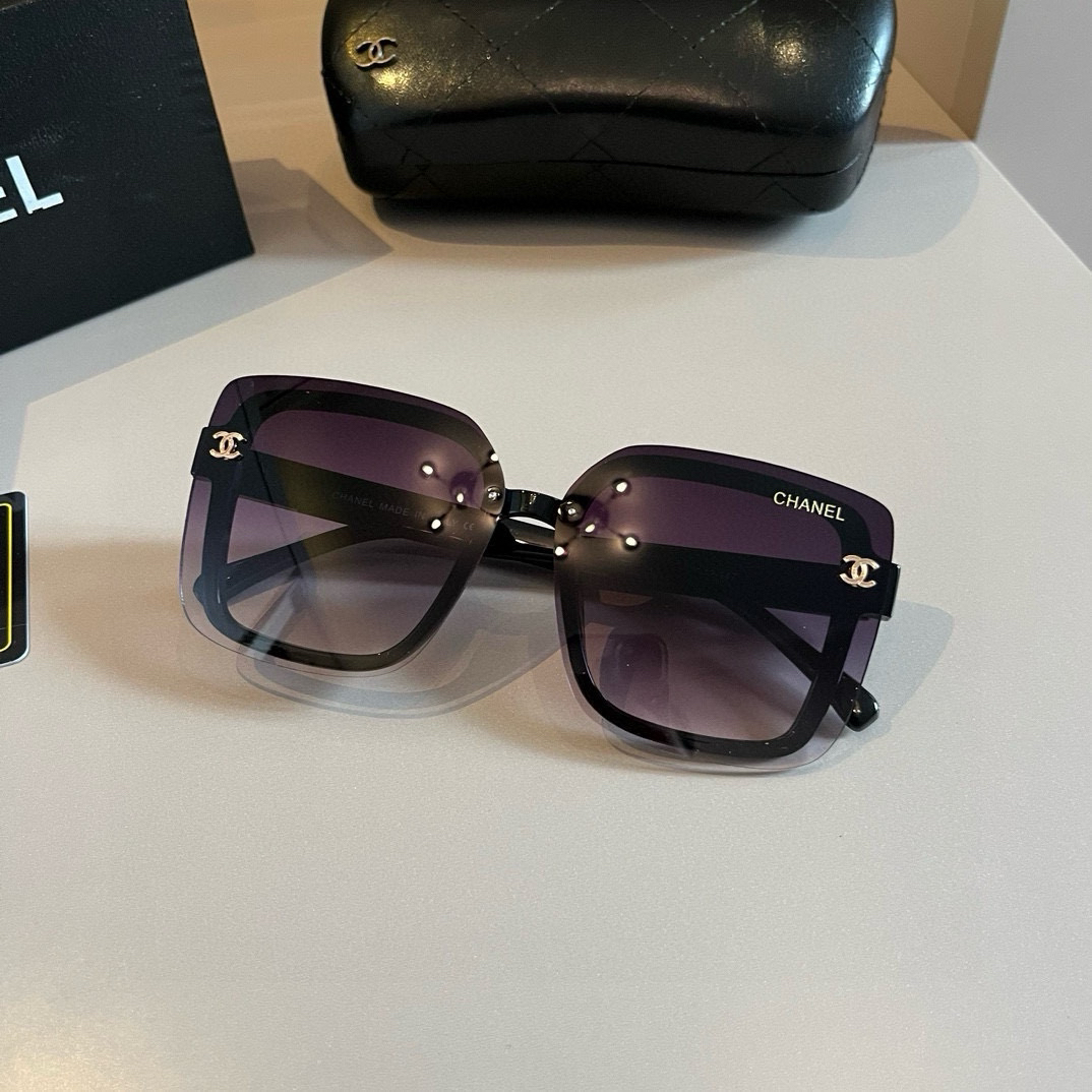 Chanel rimless sunglasses