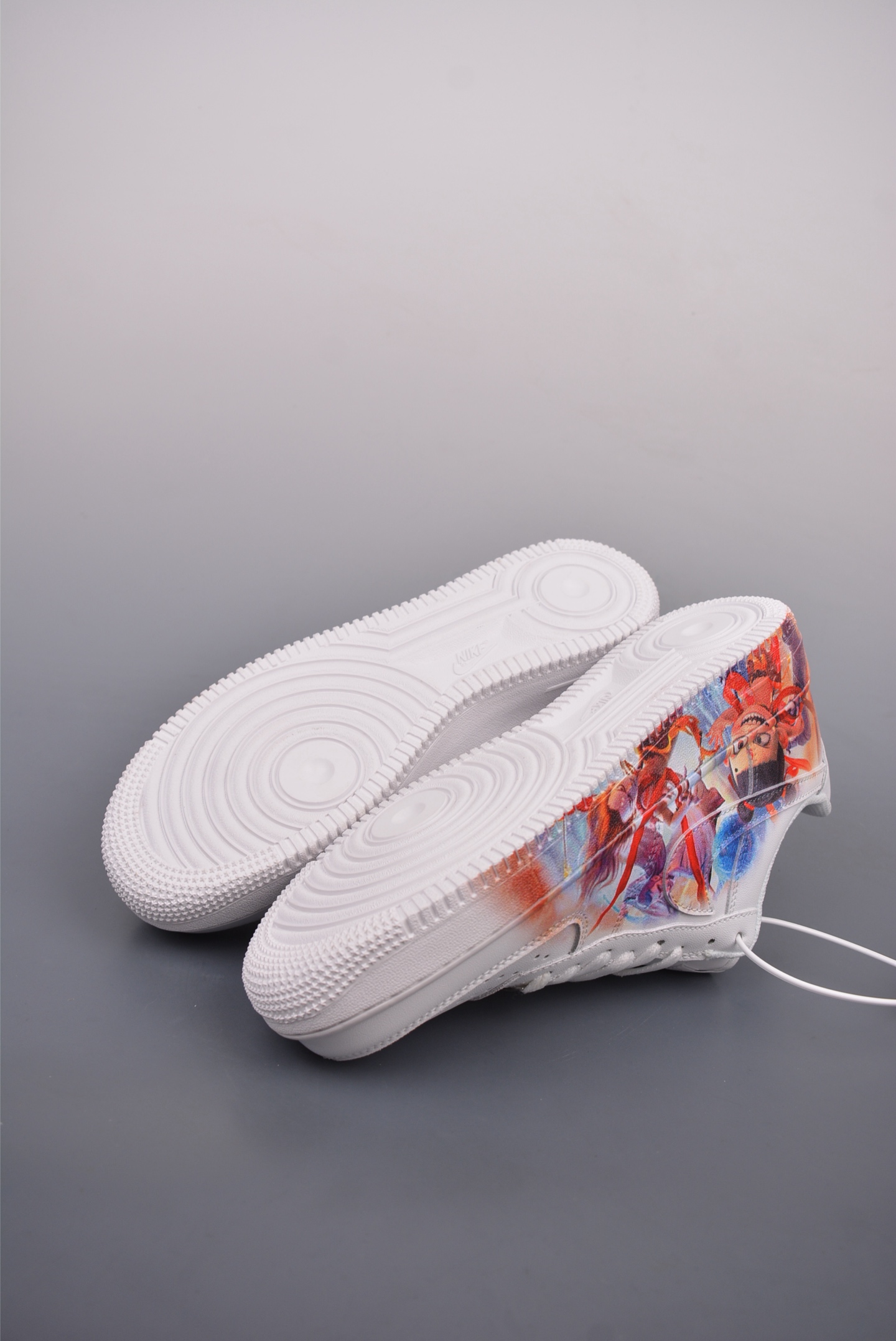 Nike Air Force 1 Low Nezha 2 themed custom edition CW2288-111