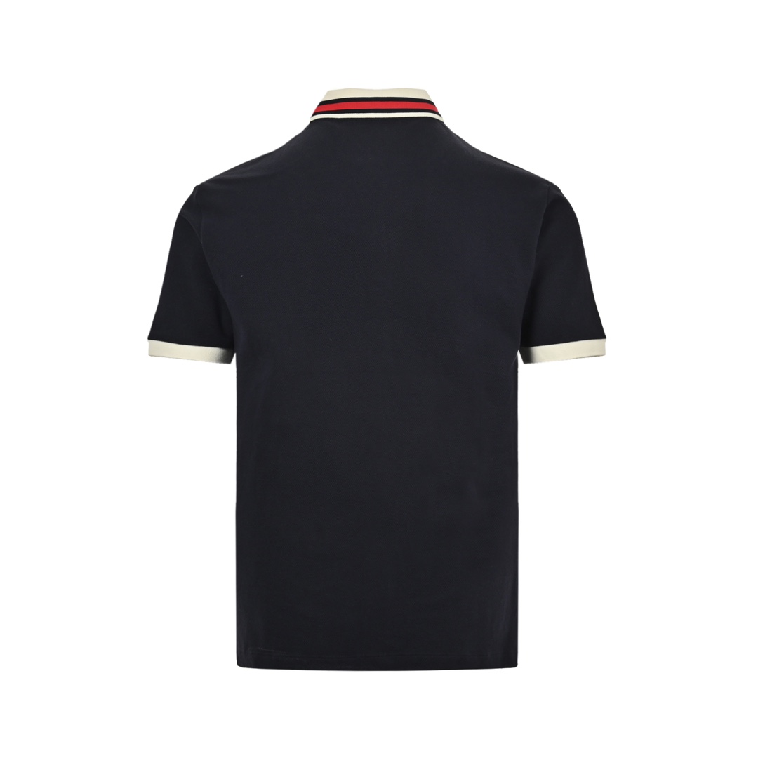 Gucci 24ss Pocket Double G Embroidery Polo Short Sleeve