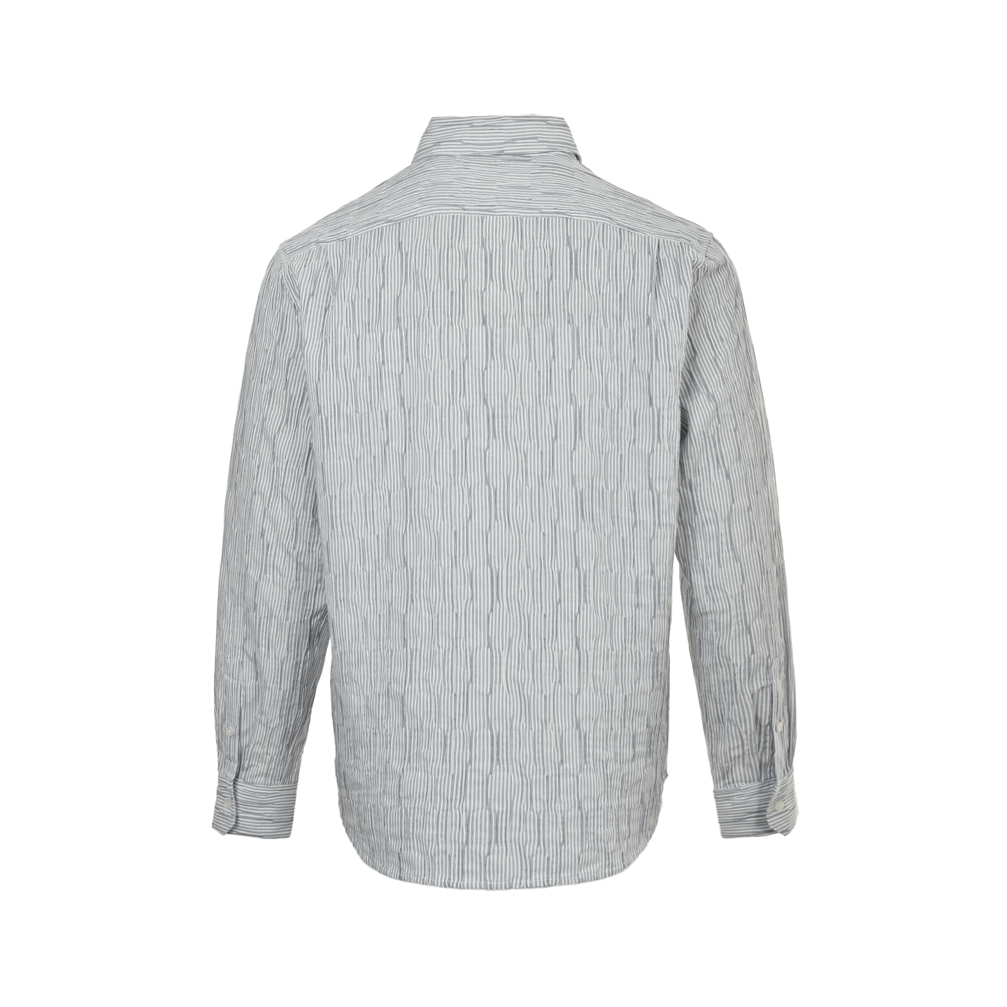 Loewe 25ss striped wavy textured shirt
