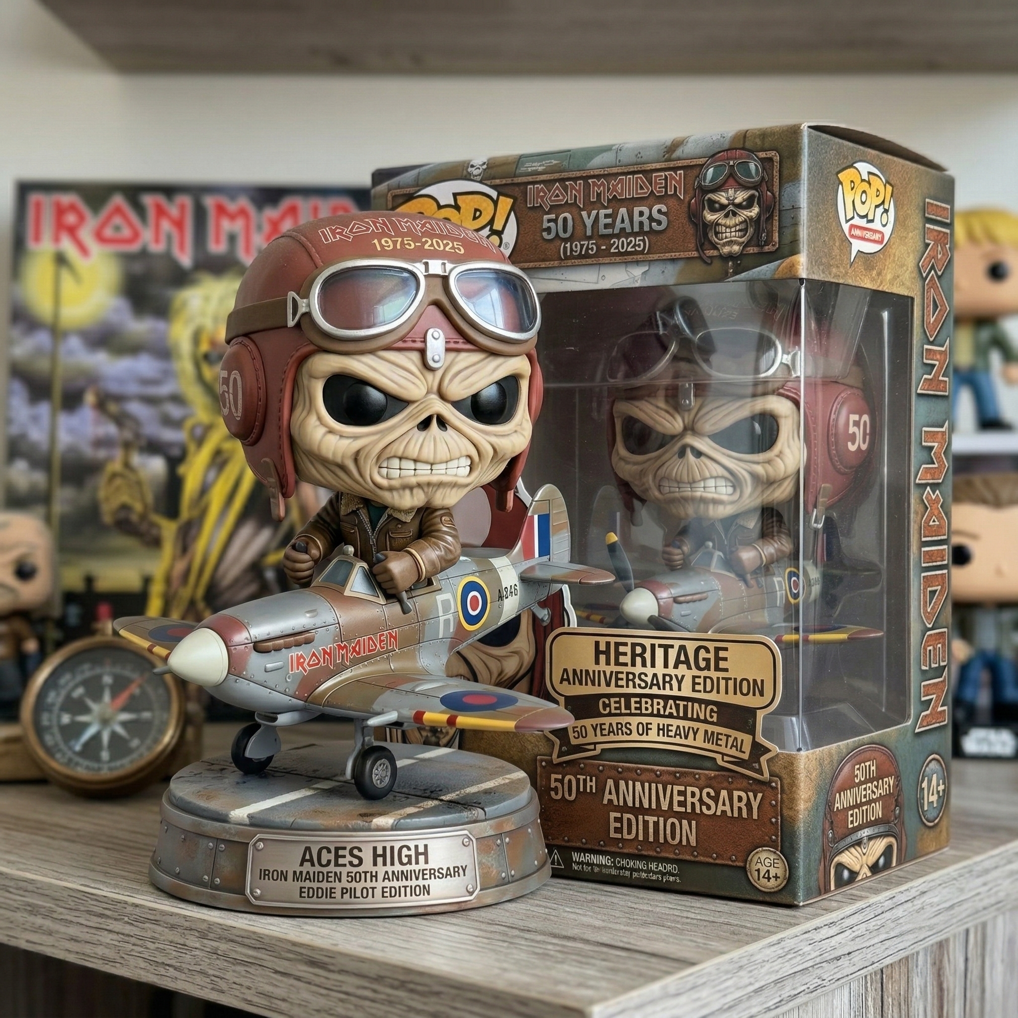 🎸 Iron Maiden 50th: Aces High Eddie Pilot – Heritage Edition ✈️