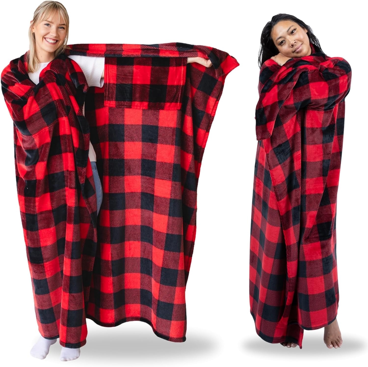 ✨Last Day 50% OFF✨Wearable Blanket with Sleeves, Top Christmas Gifts