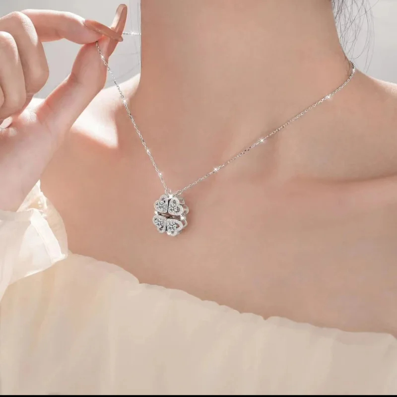Magic Lucky Four-Leaf Clover Necklace