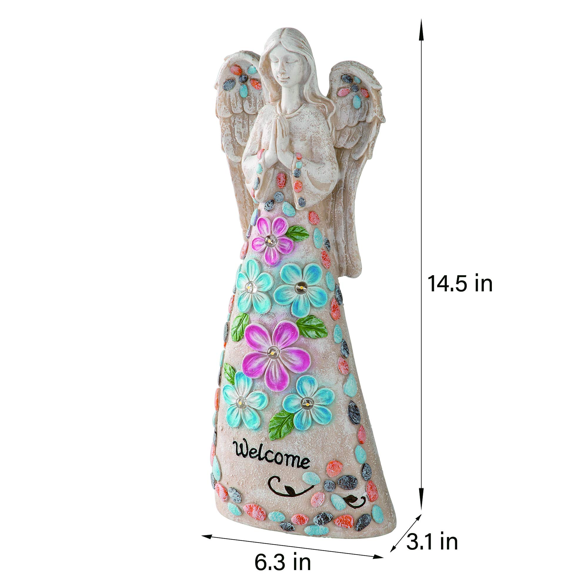 👍Last Day Promotion 60% OFF💥14.5 Inches Garden Angel Statues Outdoor Decor